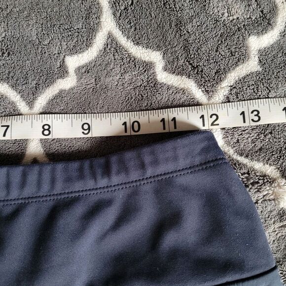Athleta Peak Hybrid Fleece Tight Legging Size Xsmall Navy Blue Thermal Athletic - Picture 6 of 10